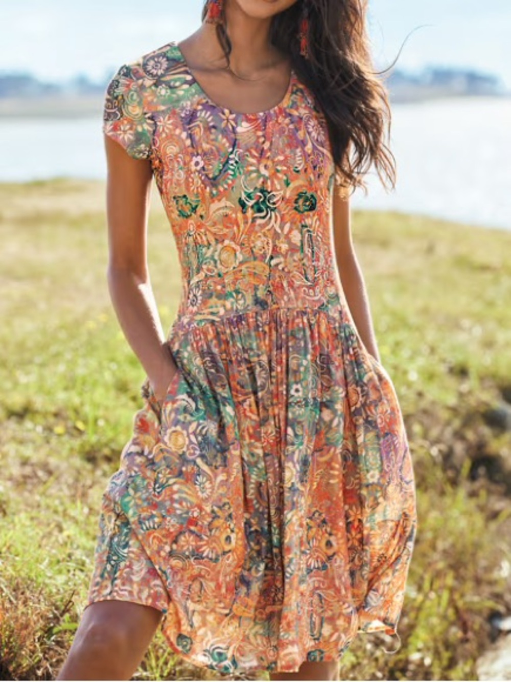 NWT Peruvian Connection Women’s Aguirre Midi Dress